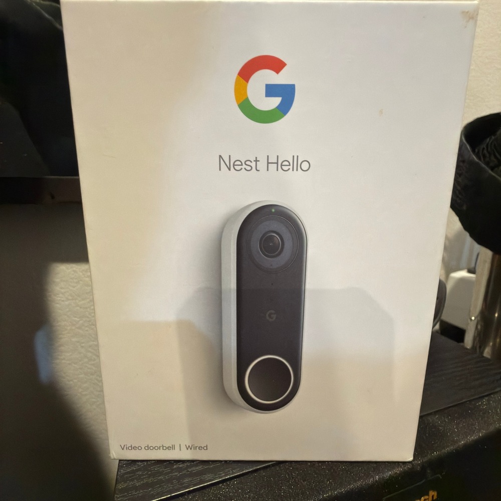 Google Nest Doorbell (Wired) Formerly Nest Hello Video Doorbell Smart Doorbell